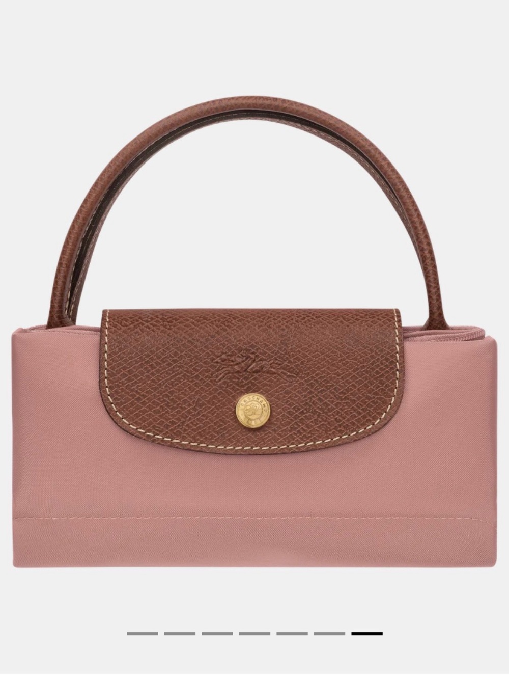 Longchamp Le Pliage Small Tote in Pink Tea - Picture 7 of 8